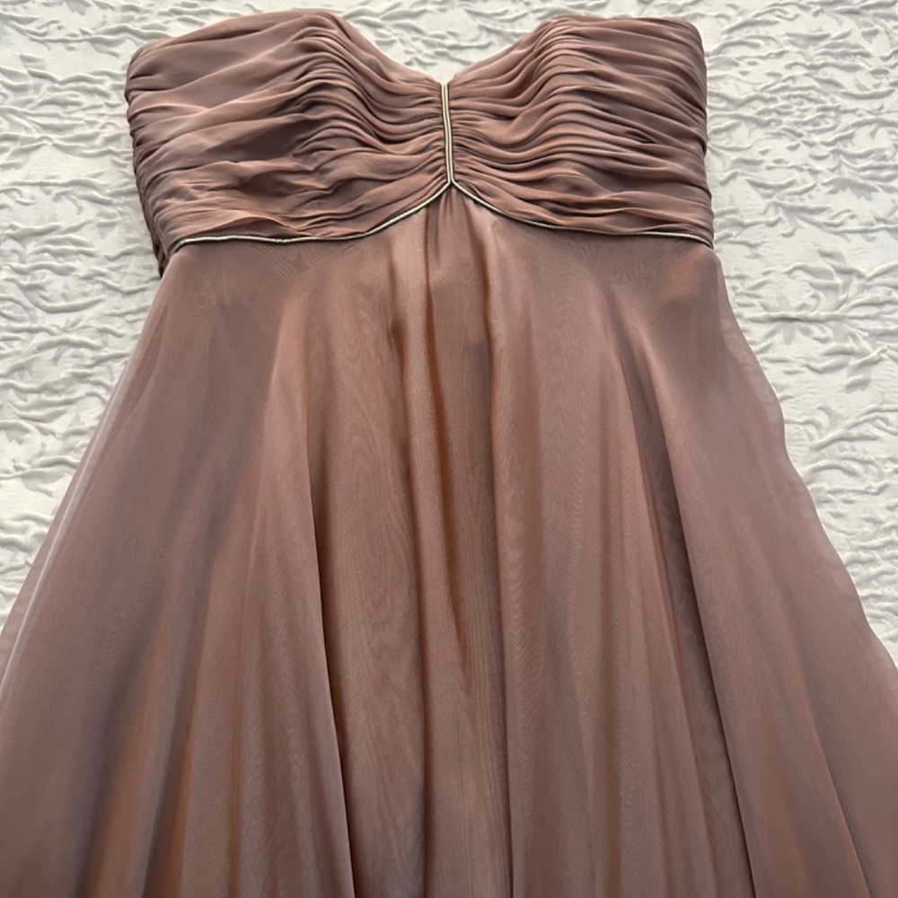 Arthur Mendoca  New strapless chiffon gown - Picture 7 of 7